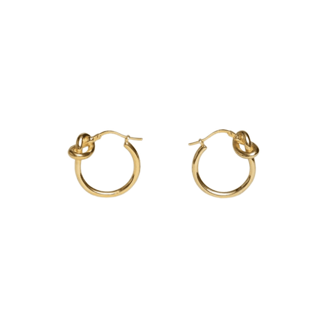 Knot Small Hoops