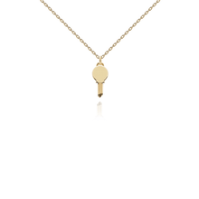 Load image into Gallery viewer, key pendant necklace gold necklace bezel pendant charm necklace woman jewellery jewelry fashion accessories silver sterling silver gold vermeil style minimalist Tiffany and co Mimco zara country road witchery viktoria wood Myer David Jones kookai forever new layering jewellery Francesca jewellery stores Melbourne pandora 
