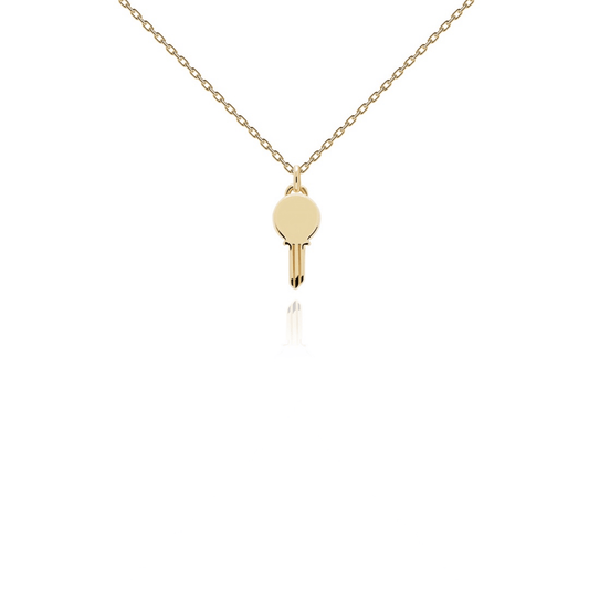 key pendant necklace gold necklace bezel pendant charm necklace woman jewellery jewelry fashion accessories silver sterling silver gold vermeil style minimalist Tiffany and co Mimco zara country road witchery viktoria wood Myer David Jones kookai forever new layering jewellery Francesca jewellery stores Melbourne pandora 